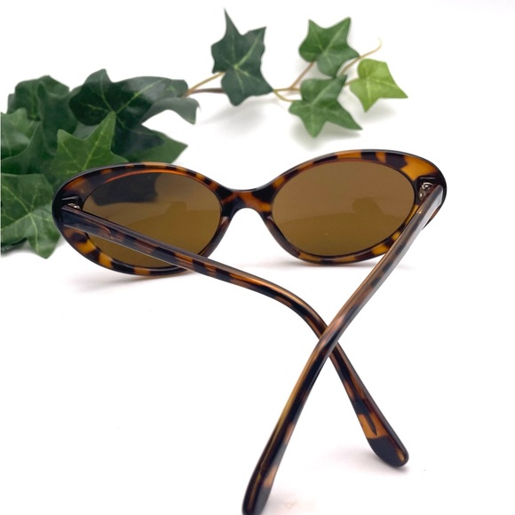 Vintage Car Eye Style Tortoise Shell Pattern Sunglasses - Picture 3 of 3